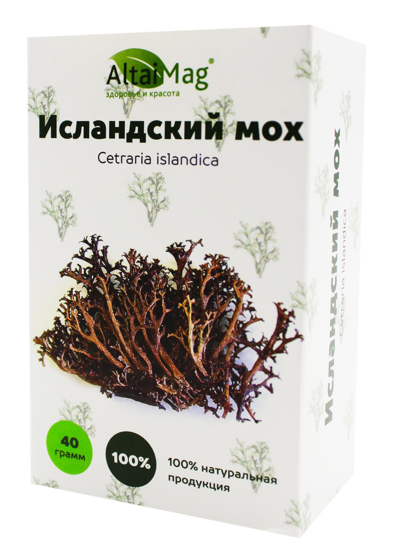 Исландский мох (цетрария) АлтайМаг 40г в Усть-Каменогорске — купить недорого  по низкой цене в интернет аптеке AltaiMag