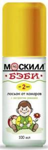 Москилл лосьон-спрей от комаров детский 100 мл 