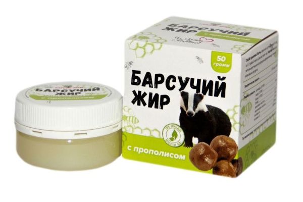 Изображение товара Барсучий жир с прополисом Хелпер Мед 50г Барсучий жир с прополисом Хелпер Мед 50г фотография
