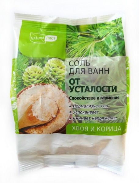 Натуралист Соль для ванн «От усталости», 500г фотография