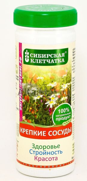 Клетчатка сибирская (крепкие сосуды) банка 170г фотография