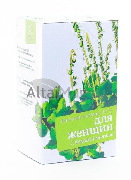 Изображение товара Фиточай Алтай №2 Для женщин. С боровой маткой Фиточай Алтай №2 Для женщин. С боровой маткой фотография