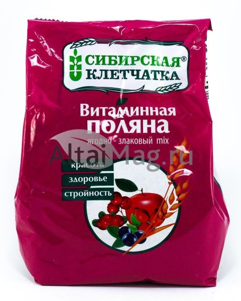 Изображение товара Клетчатка сибирская (витаминная поляна) пакет 300г Клетчатка сибирская (витаминная поляна) пакет 300г фотография