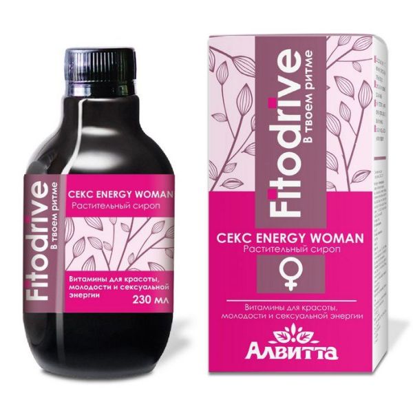 Изображение товара Сироп Алвитта Fitodrive секс energy woman 230мл Сироп Алвитта Fitodrive секс energy woman 230мл фотография